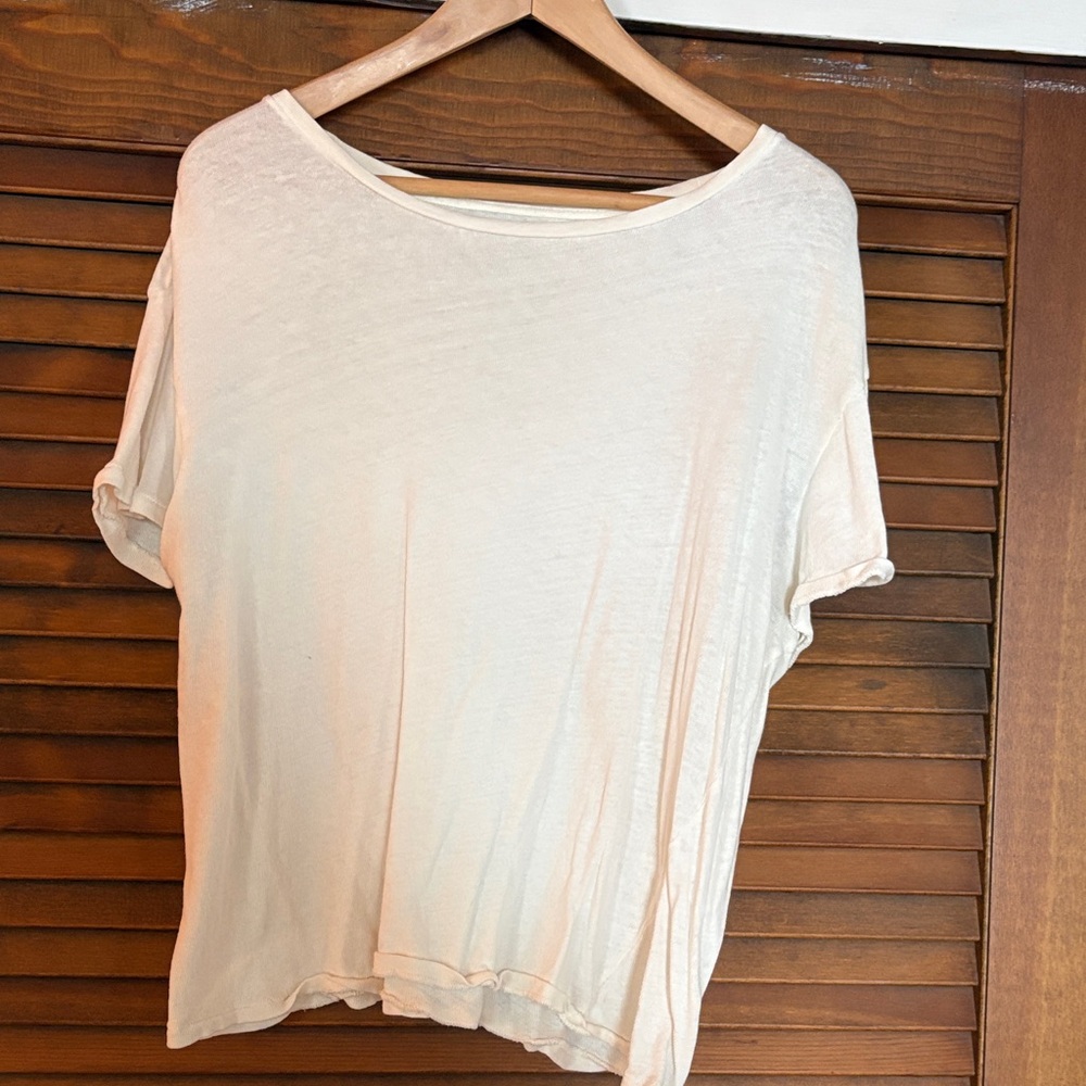 BDG Off-White Short Sleeve Tee